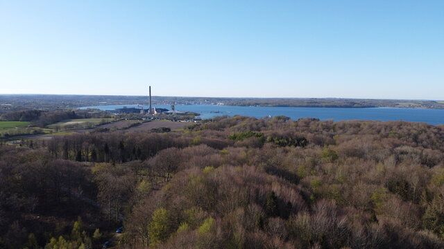 Aerial view of Aabenraa Bugt 