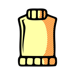 Winter clothes icon isolated on white background from winter collection.