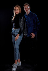 Fototapeta premium Attractive passionate pair