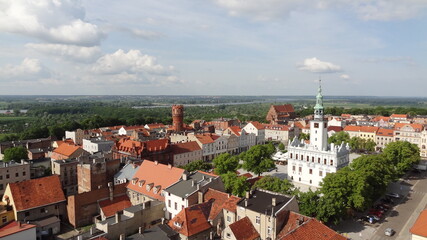 Fototapeta premium Chełmno Panorama z góry
