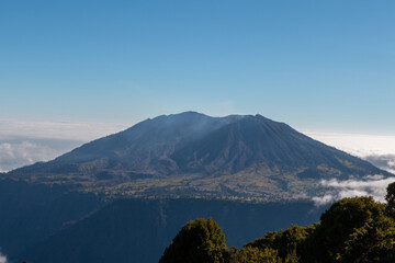 Fototapeta na wymiar Aerial view of the turrialba volcano costa rica