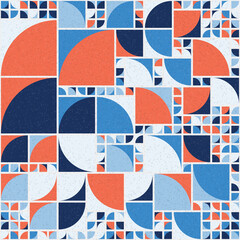 Abstract Geometric Pattern generative computational art illustration