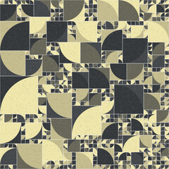 Abstract Geometric Pattern generative computational art illustration