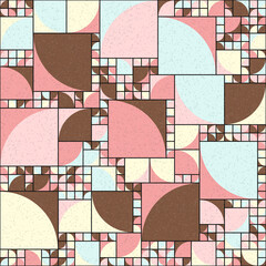 Abstract Geometric Pattern generative computational art illustration