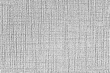 Grunge texture linen fabric. Vector illustration. Natural background for design. monochrome background of rough canvas