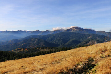 Mountain ranges in the carpathians, Hoverla