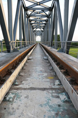 railway bridge over the river