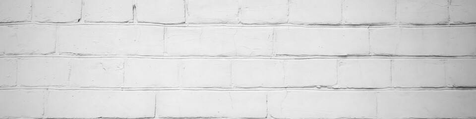 Rustic White Brick Wall Facade Surface. Colored Brickwall Texture Background.