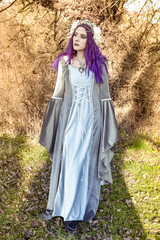 Fairy with purple hair