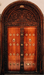 African wooden doors