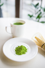 Organic matcha tea