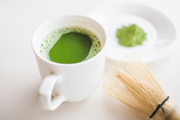 Organic matcha tea