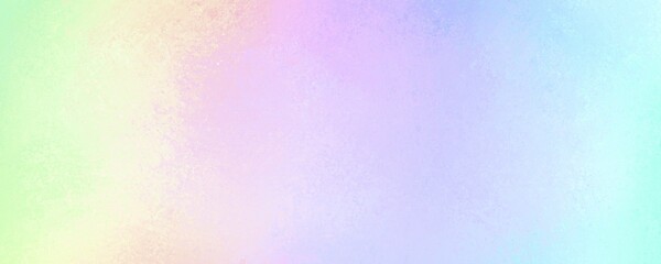 Soft rainbow background with texture and gradient colors, pretty springtime banner