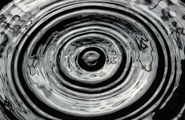 water movements under a light