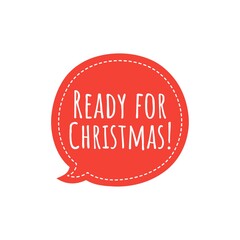 ''Ready for Christmas'' Lettering
