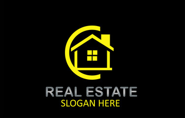 Modern Real Estate Logo Design Vector