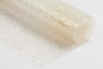 Bubble wrap for transporting fragile items. Packaging.