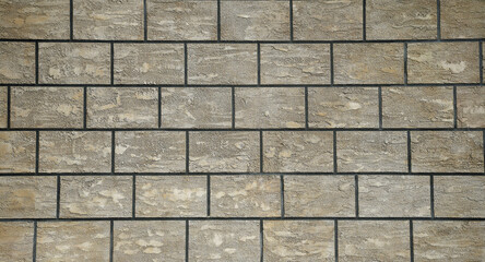 Brown stone wall texture. copy space