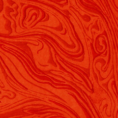 Fototapeta premium Cardboard red abstract pattern texture close-up. Retro old paper background. Grunge concrete wall. Vintage blank wallpaper.