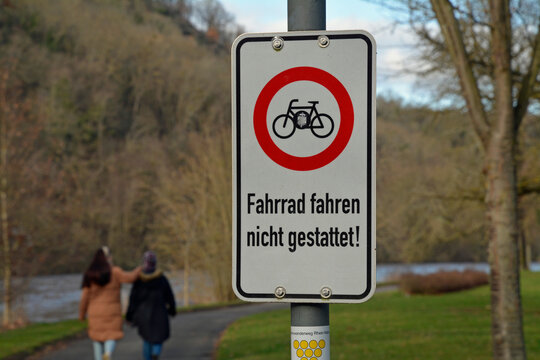 radfahren nicht gestattet