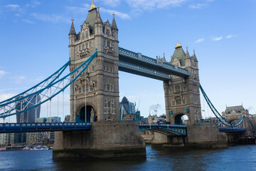 Fototapeta na wymiar A view of the Tower Bridge