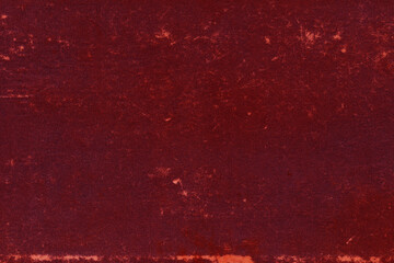 Cardboard red abstract pattern texture close-up. Retro old paper background. Grunge concrete wall. Vintage blank wallpaper.