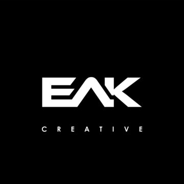 EAK Letter Initial Logo Design Template Vector Illustration