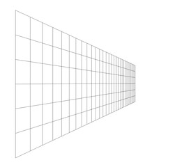 wall grid perspective drawing