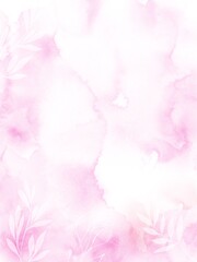 Fototapeta premium Watercolor background wallpaper hand drawn texture frame