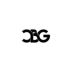 cbg letter original monogram logo design