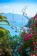 Portofino  is an Italian fishing village and vacation resort famous for its picturesque harbour and historical association with great and the good of celebrity and artistic visitors. 