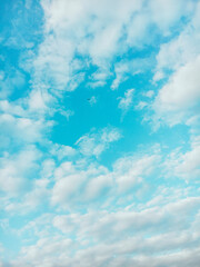 Naklejka premium blue sky with clouds