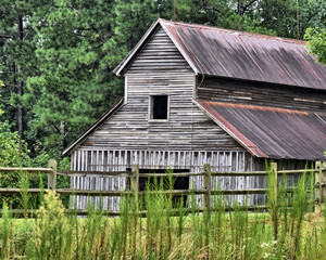 old barn in the woods © Aubrey