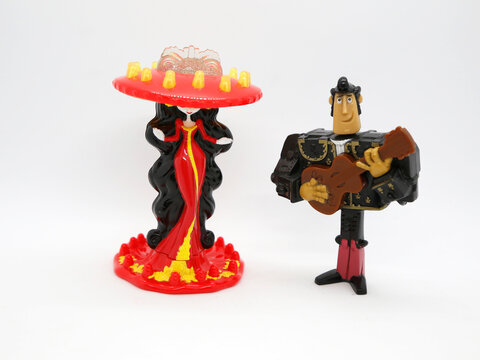  The Book Of Life animated movie. The character of Manolo Sanchez is a professional Spanish bullfighter who also sings. Catrina doll.