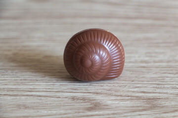 Milk chocolate in the shape of a snail © oceane2508