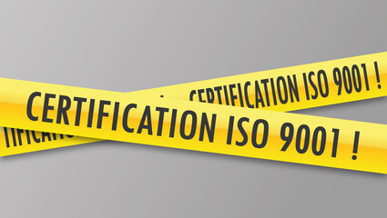 Logo certification iso 9001.