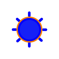 sun icon suitable for nature and sky