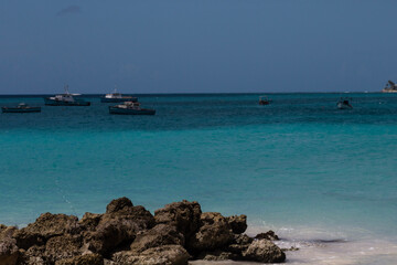 Fototapeta premium boat on the beach