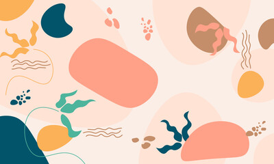 Abstract organic shape background.