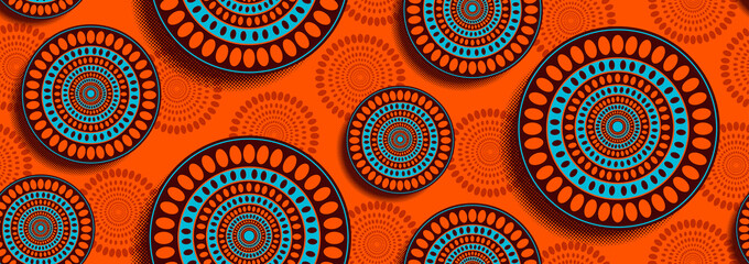 african seamless pattern, picture art and abstract background. - obrazy, fototapety, plakaty