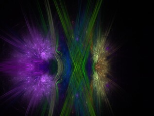 Imaginatory fractal background Image