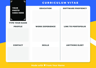 Minimalist CV Resume Template