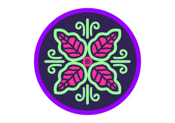 Indonesian batik motif, Batik is a technique of wax-resist dyeing applied to whole cloth, or cloth made using this technique originated from Indonesia. EPS 10