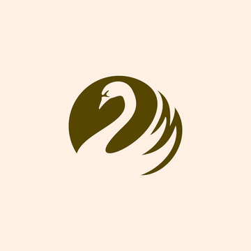 recommend clip art: simple swan logo vector.
                    Abstract minimalistic logo icon bird silhouette of a swan
                    