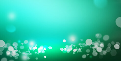 abstract bokeh background Green and white