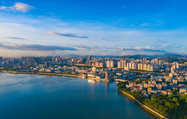 Urban scenery of Huizhou City, Guangdong Province, China