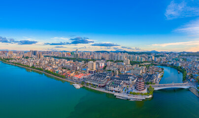 Urban scenery of Huizhou City, Guangdong Province, China