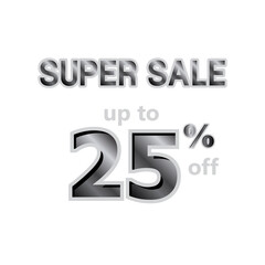 Super Sale up to 25% off Label Vector Template Design Illustration