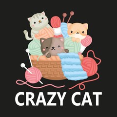 Cat Lover - Cat - Cat Illustration - Cat Vector