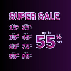 Super Sale up to 55% off Label Vector Template Design Illustration